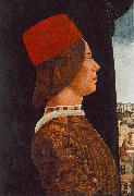 Ercole de Roberti, Portrait of Giovanni II Bentivoglio